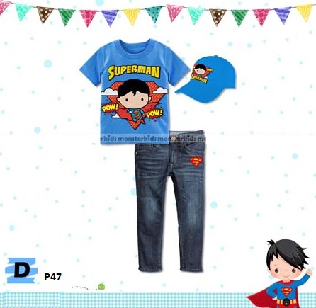 baju celana topi superman